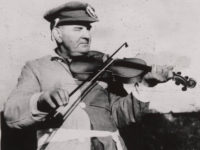 A person playing a musical instrument