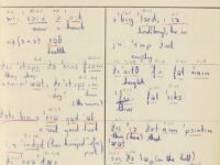 Response book showing the International Phonetic Alphabet.