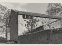 Stone barn with pigeon loft at Hetton (North Yorkshire).