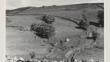 View of a disused lime kiln on the hilltop at Kisdon (Swaledale).