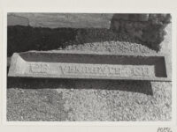 Mould for casting lead into pigs.