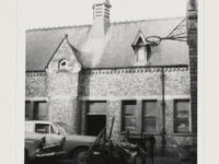 Brick stables at Cleveland House Farm, Hutton Gate (North Yorkshire). The stables were built in the 1860s, and were originally used to house Cleveland Bay horses.