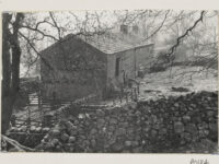 Stone farmhouse with adjoining barn in one long building, at Raisgill ( Langstrothdale).